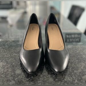 Clarks Calla Rose Women's Black Heels Size 9